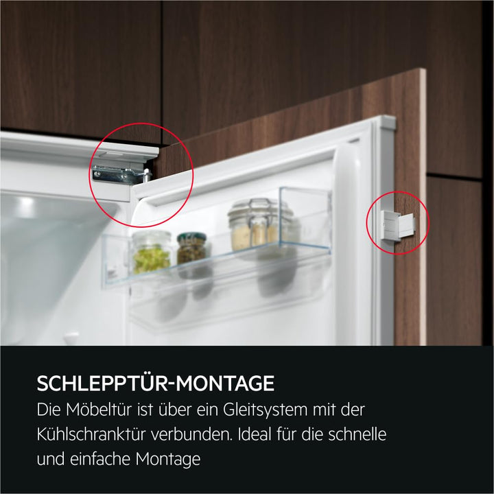 Einbau-Kühlschrank 88 cm ohne Gefrierfach 142L mit LED - Bild 9