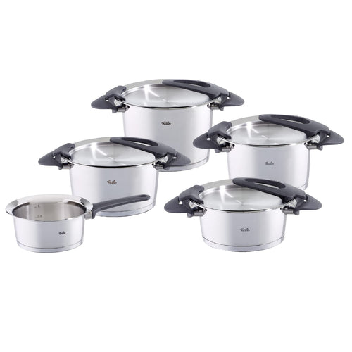 Edelstahl-Topfset 5-teilig Induktion mit Cookstar-Allherdboden