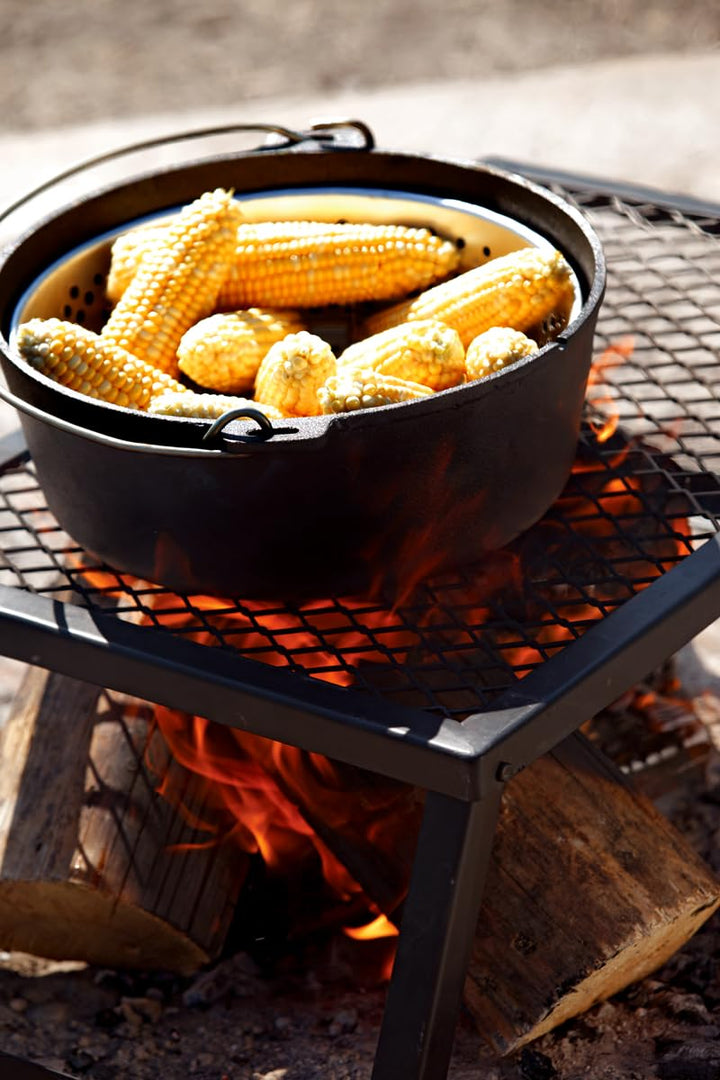 Klappgrill Heavy Duty Stahl für offenes Feuer Camping - Bild 4