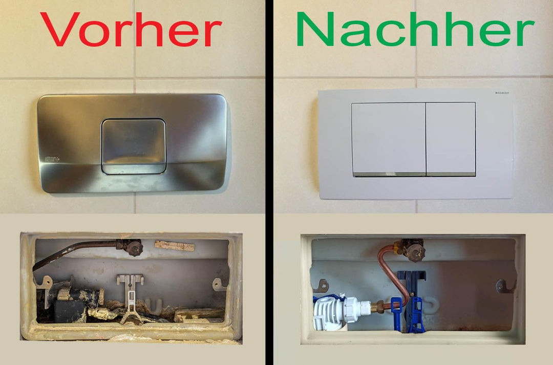 Spülkasten Umrüstset 2-Mengen-Spülung Geberit Unterputz Bj. 1978–1988 - Bild 2