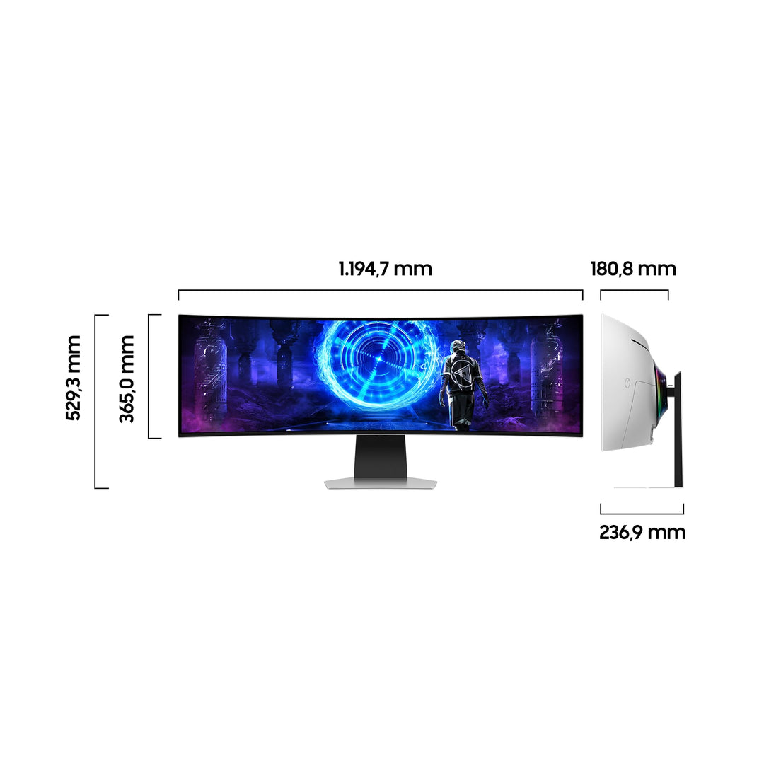 Gaming Monitor 49 Zoll OLED Curved DQHD 5120x1440 240 Hz - Bild 5