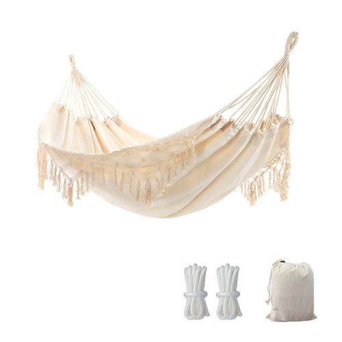 Hängematte Boho Makramee 2 Personen 200x150 cm bis 204 kg tragbar