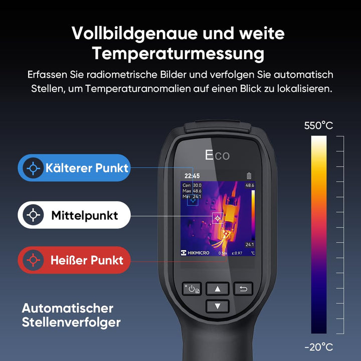 Wärmebildkamera 240x240 SuperIR mit Laserpointer für Hausinspektion - Bild 7