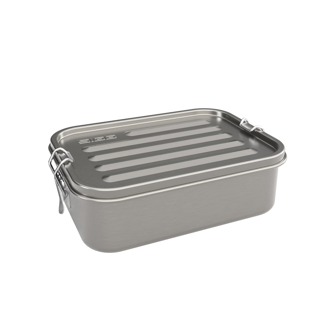 Brotdose Edelstahl 1,1 L mit Trenner auslaufsicher für Meal Prep