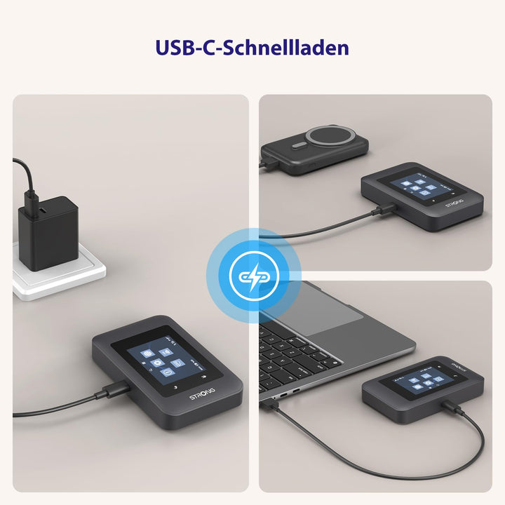 Mobiler 4G+ WLAN Router mit SIM-Slot Dualband AC900 fuer 16 Geraete - Bild 7
