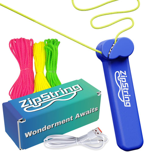 ZipString Fadenschleuder Set mit 3 Seilen für Kinder ab 8 Jahren