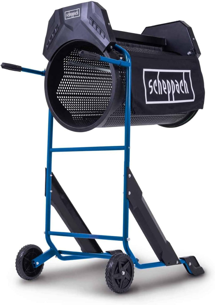 Rollsieb elektrisch 350W Trommelsieb für Erde Kompost Sand