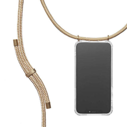 Handykette iPhone SE/8/7 transparente Silikonhülle mit Kordel