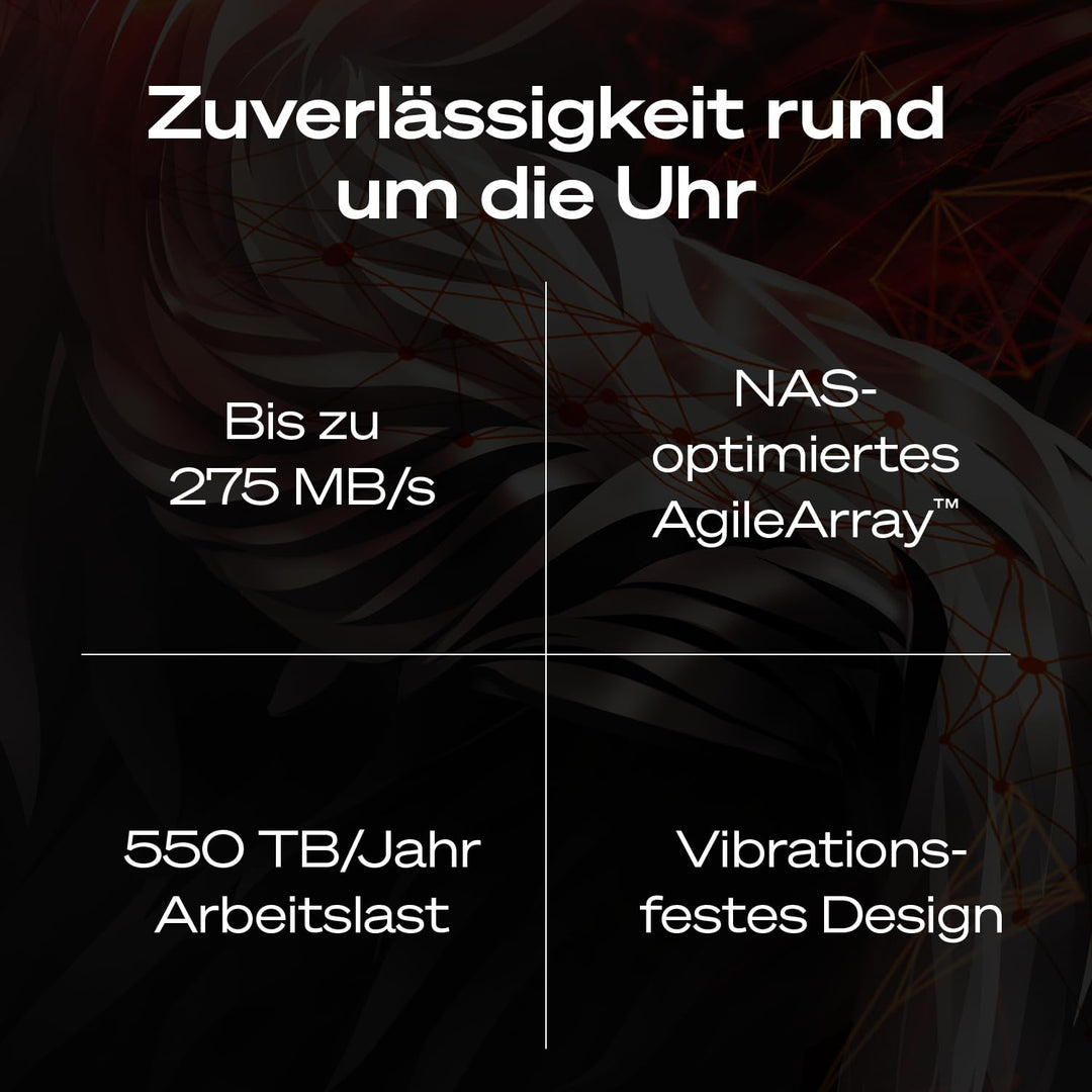 NAS-Festplatte 28TB SATA CMR IronWolf Pro fuer Dauerbetrieb - Bild 7