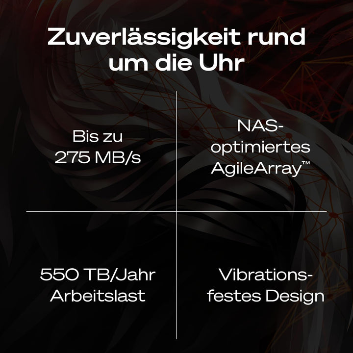 NAS-Festplatte 28TB SATA CMR IronWolf Pro fuer Dauerbetrieb - Bild 7