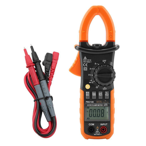 Zangenmessgerät Digital 6600 Counts AC/DC Multimeter mit Tasche