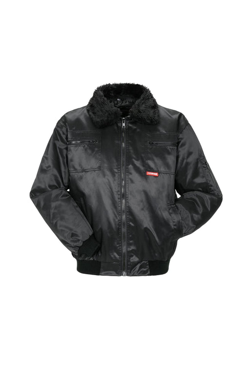 Kälteschutzjacke 3-in-1 mit Webpelzfutter Schwarz Grösse L