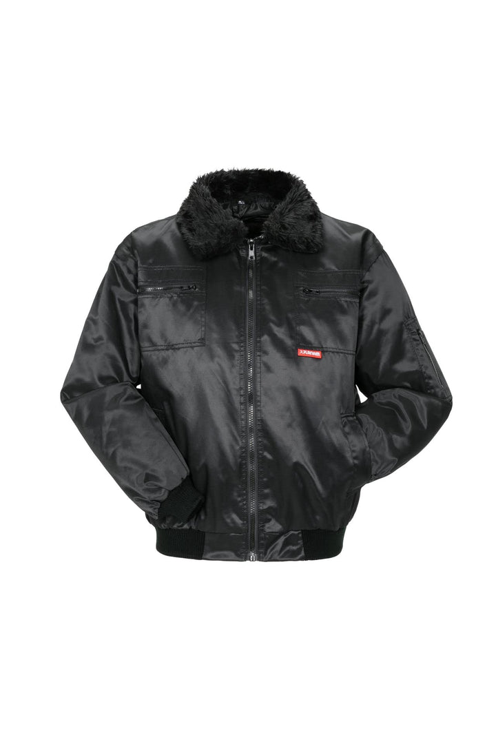 Kälteschutzjacke 3-in-1 mit Webpelzfutter Schwarz Grösse L