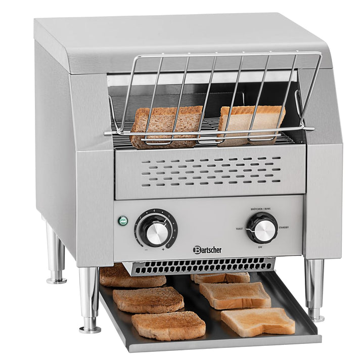 Durchlauftoaster Edelstahl 150 Toasts/h stufenlos regelbar Gastronomie