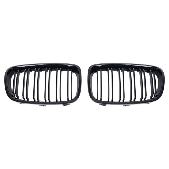 Kühlergrill BMW 1er F20 F21 2011-2014 Doppelsteg Niere glänzend schwarz - Bild 2