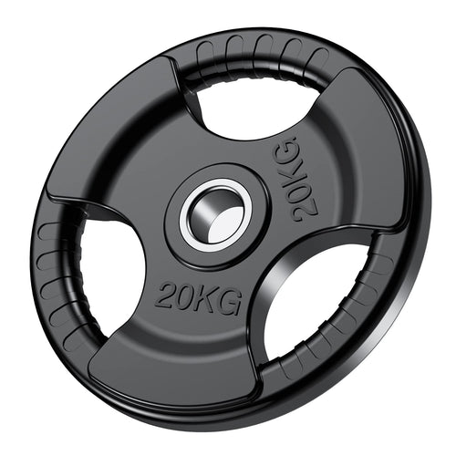 Olympische Hantelscheibe 20 kg Gusseisen gummiert Ø50 mm