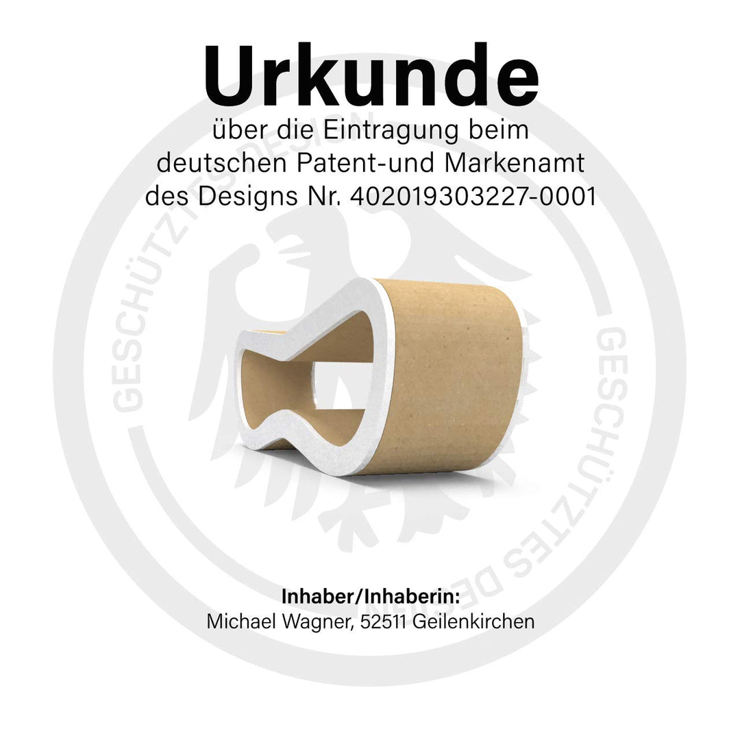 Kratzpappe Katze XXL Set Orbit &amp; Satellite 2.0 mit Katzenminze
