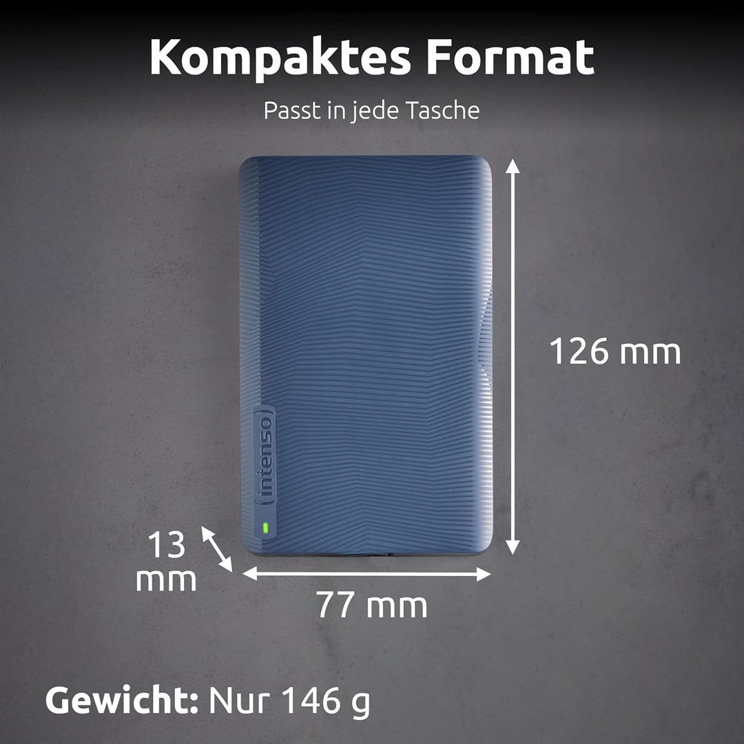 Externe Festplatte 2 TB USB 3.2 Plug &amp; Play für PC, Mac, Laptop - Bild 7