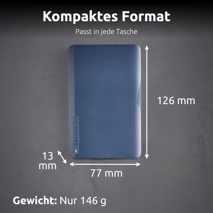 Externe Festplatte 2 TB USB 3.2 Plug &amp; Play für PC, Mac, Laptop - Bild 7