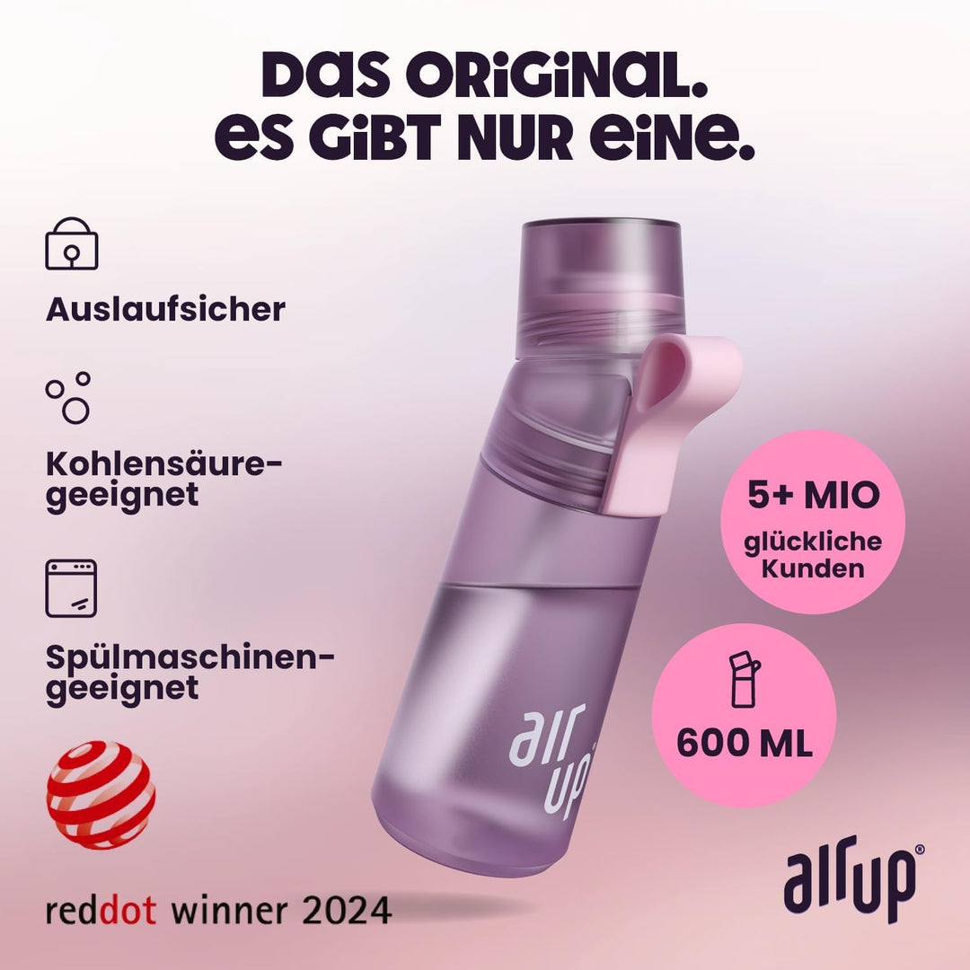 Trinkflasche mit Duft-Pods 600 ml Lavendel Set mit 5 Pods zuckerfrei - Bild 4