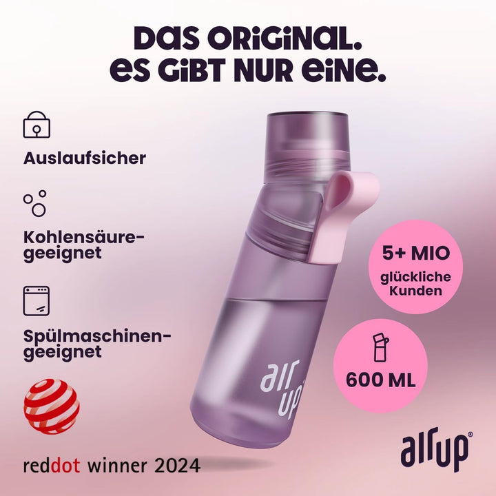 Trinkflasche mit Duft-Pods 600 ml Lavendel Set mit 5 Pods zuckerfrei - Bild 4