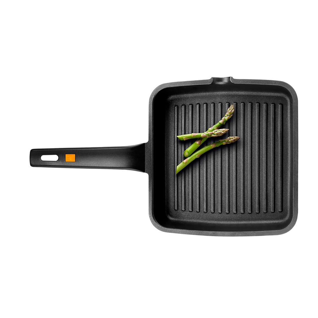Grillpfanne Aluminiumguss 28 cm Antihaft Induktion geeignet - Bild 2