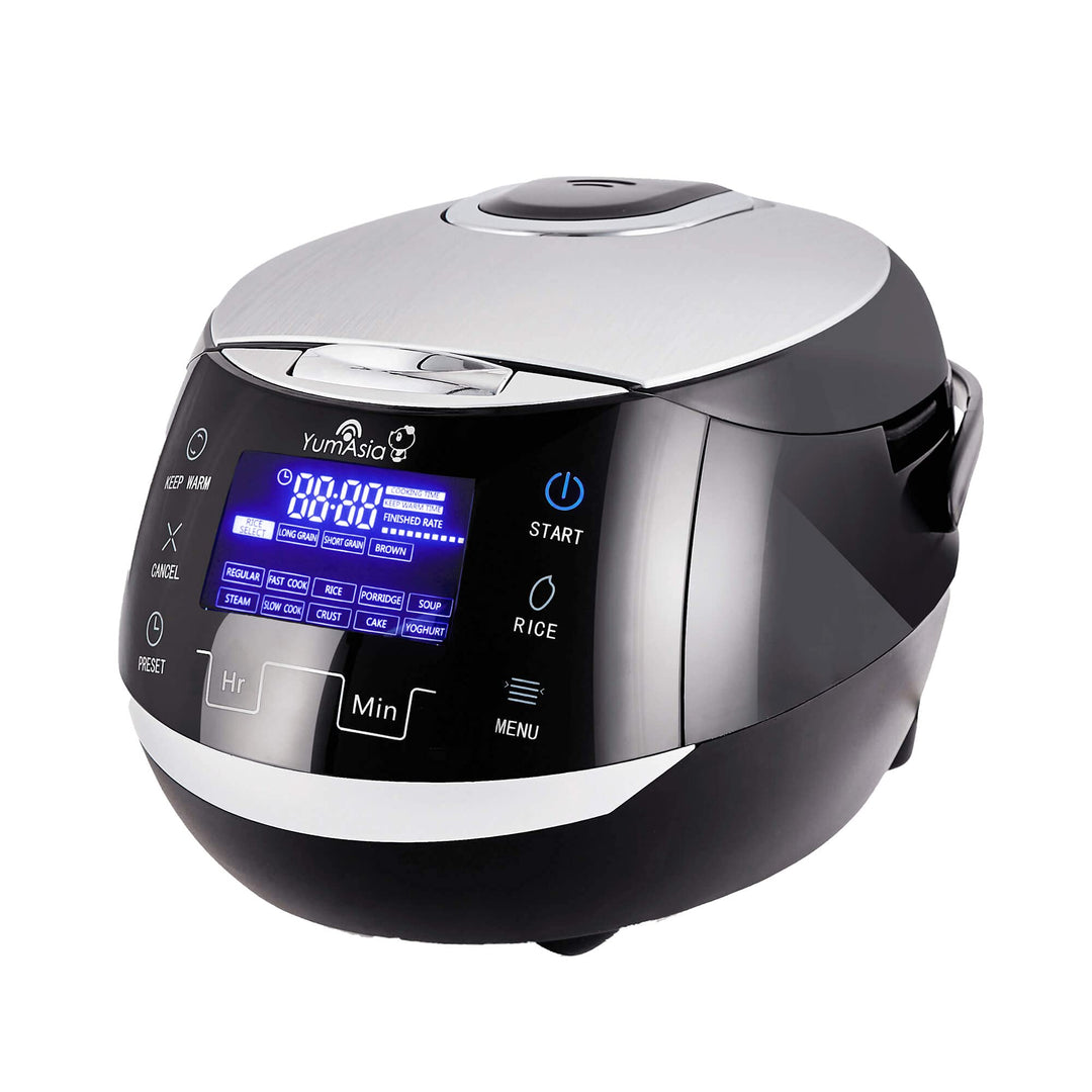 Reiskocher mit Keramikschale 1,5 L Fuzzy Logic 12 Kochfunktionen
