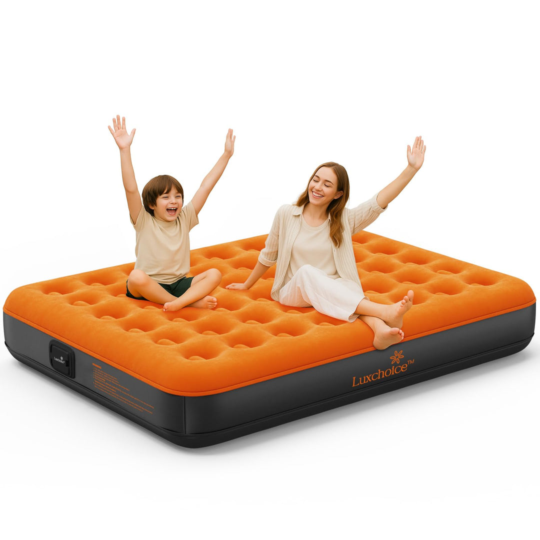 Luftmatratze Doppel 203x152x22 cm mit USB-Pumpe 250 kg Tragkraft