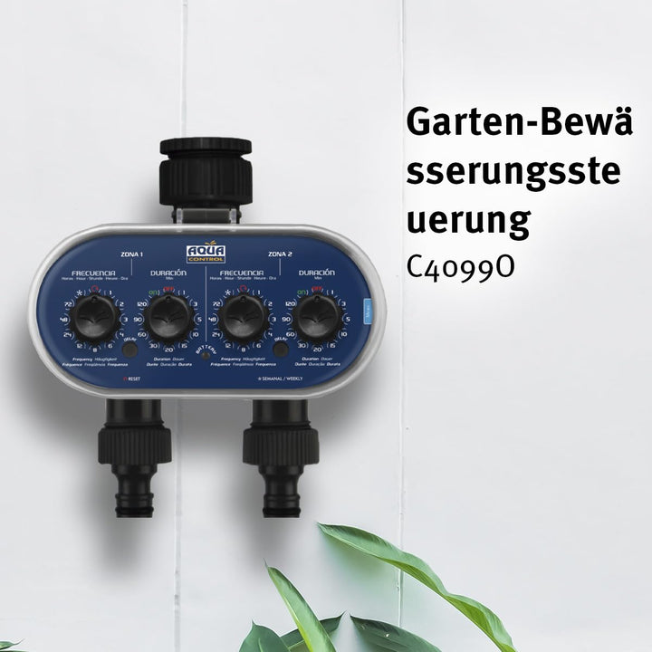 Bewässerungscomputer 2-Zonen mit Delay-Funktion für Garten - Bild 2