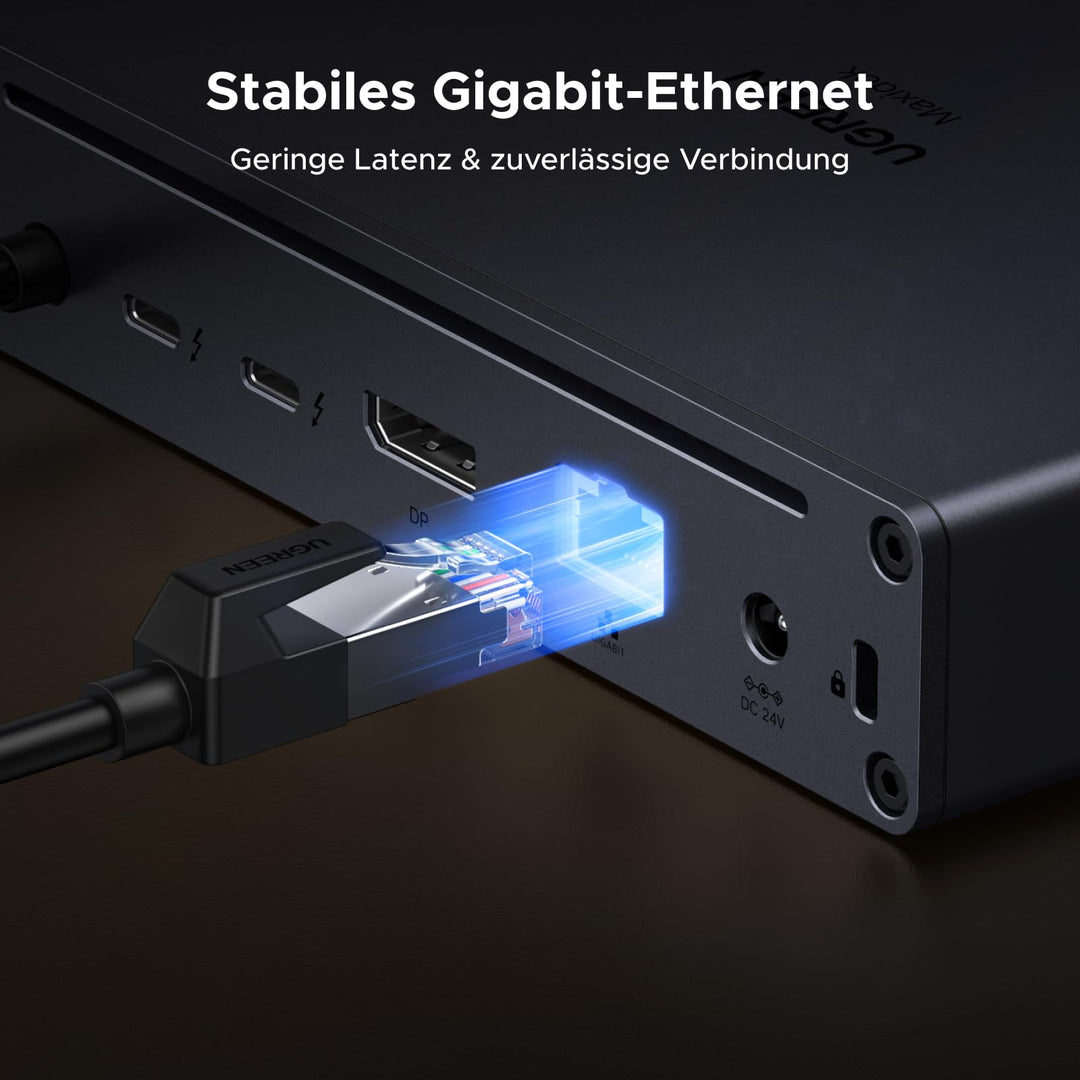 Thunderbolt 5 Dockingstation 10-in-1 Dual 6K 140W fuer Laptop - Bild 6