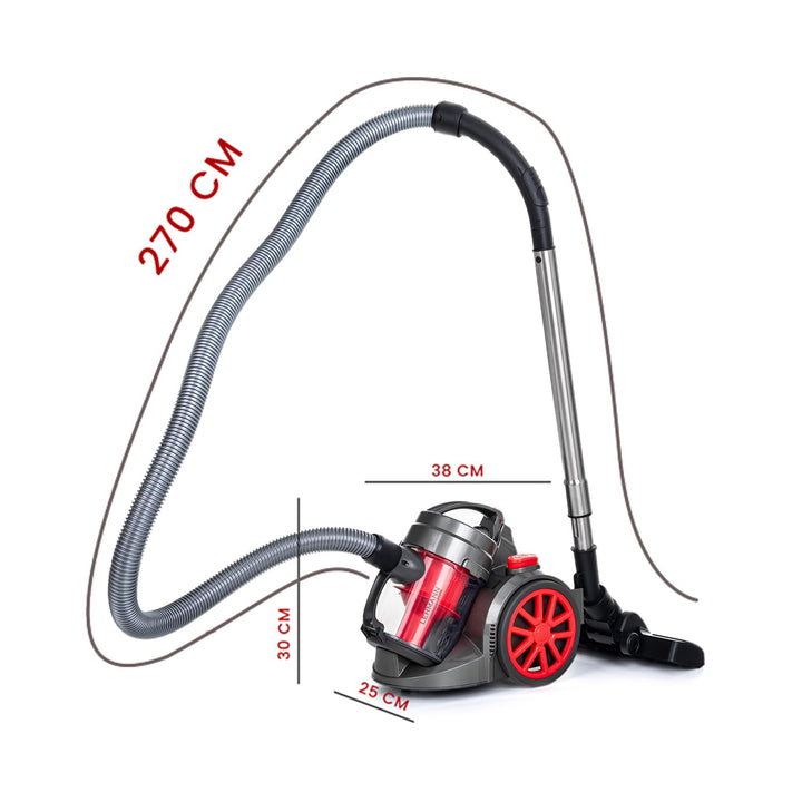 Zyklonstaubsauger beutellos HEPA-Filter 1,8 L ECO-Modus - Bild 2