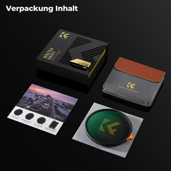 Variabler ND Filter 82mm ND2-400 mit Hebel und Nano-Beschichtung - Bild 7