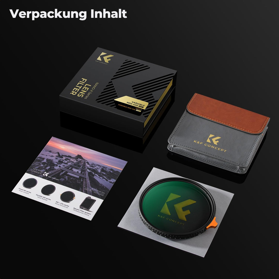 Variabler ND Filter 67mm ND2-400 mit Hebel und Nano-Beschichtung - Bild 7