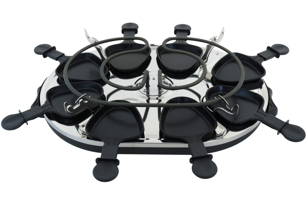 Raclettegrill 8 Personen 1200W oval Antihaft Tischgrill - Bild 4