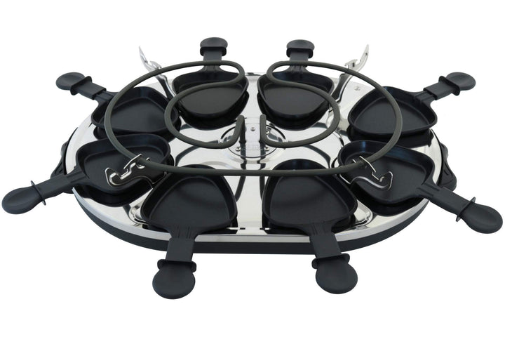 Raclettegrill 8 Personen 1200W oval Antihaft Tischgrill - Bild 4