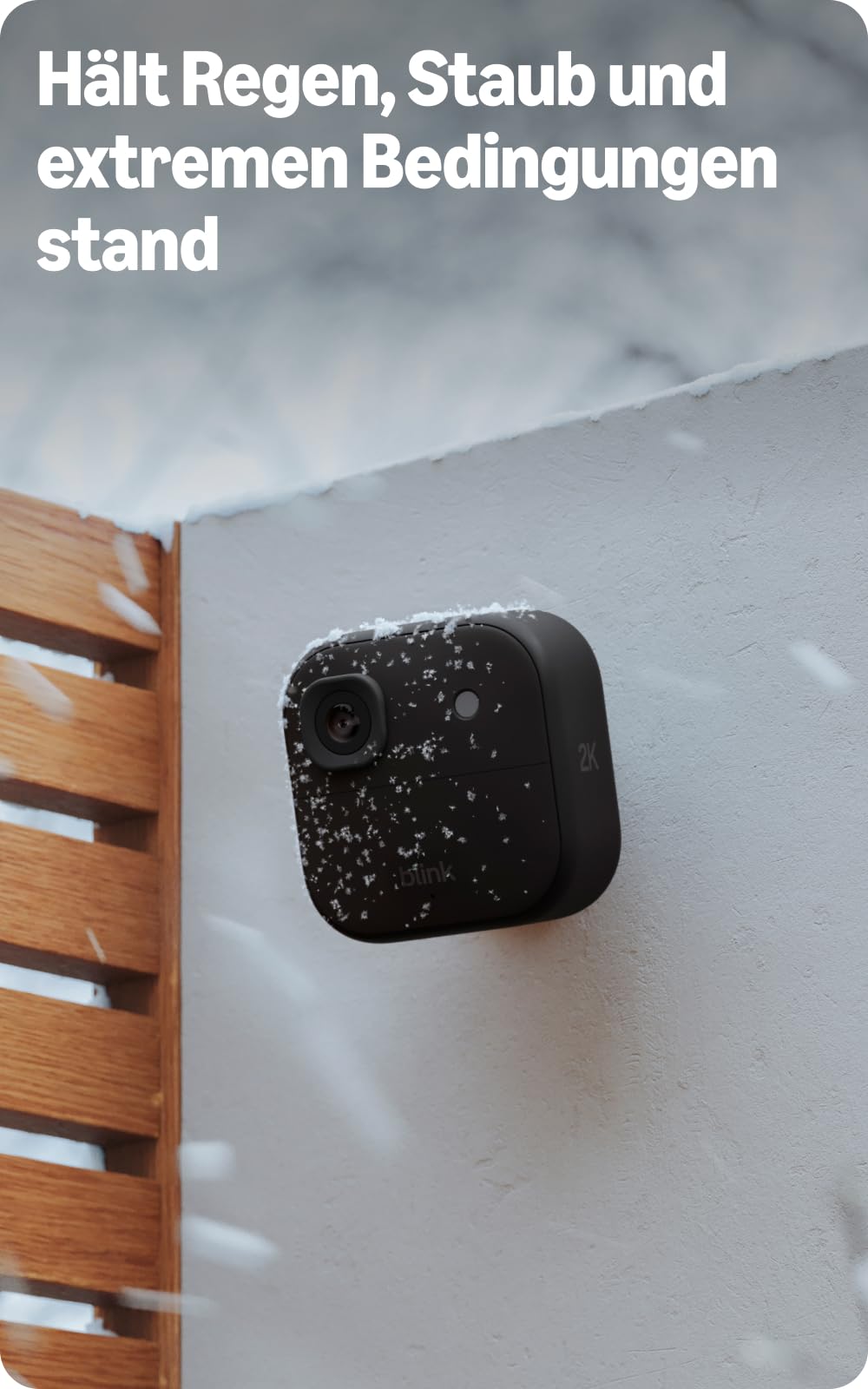 Outdoor Sicherheitskamera 2K+ Kabellos IP65 mit Farbansicht Nachtsicht - Bild 6