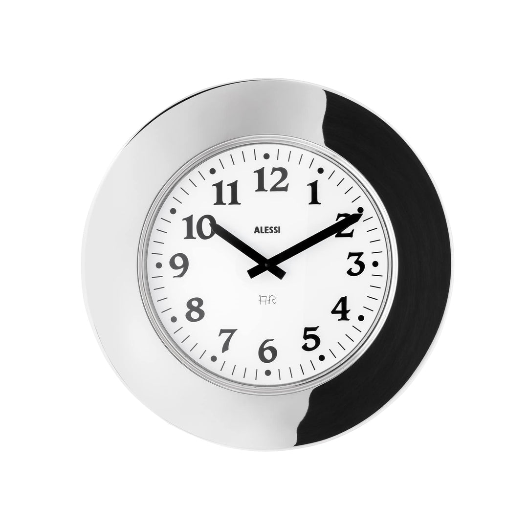 Wanduhr Edelstahl poliert 40 cm Momento-Design