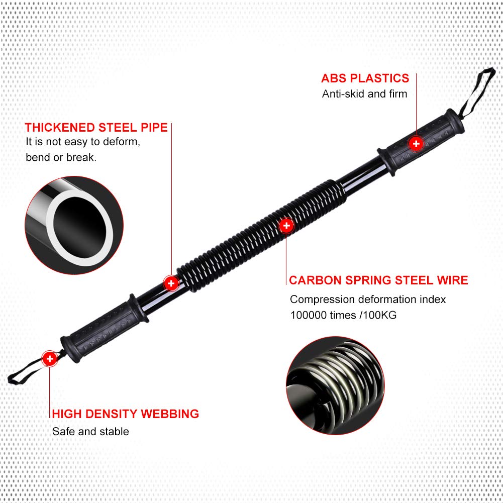 Biegehantel Königsfeder Armtrainer Kohlenstoffstahl 20–60 kg - Bild 2