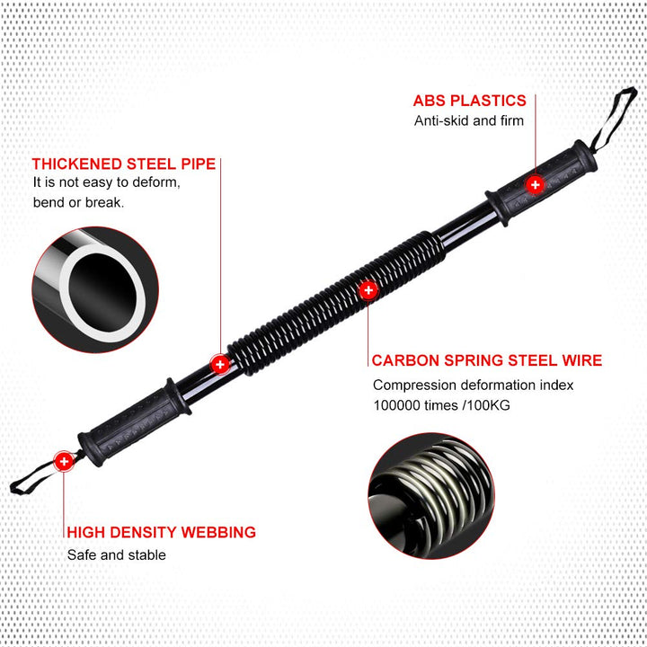 Biegehantel Königsfeder Armtrainer Kohlenstoffstahl 20–60 kg - Bild 2