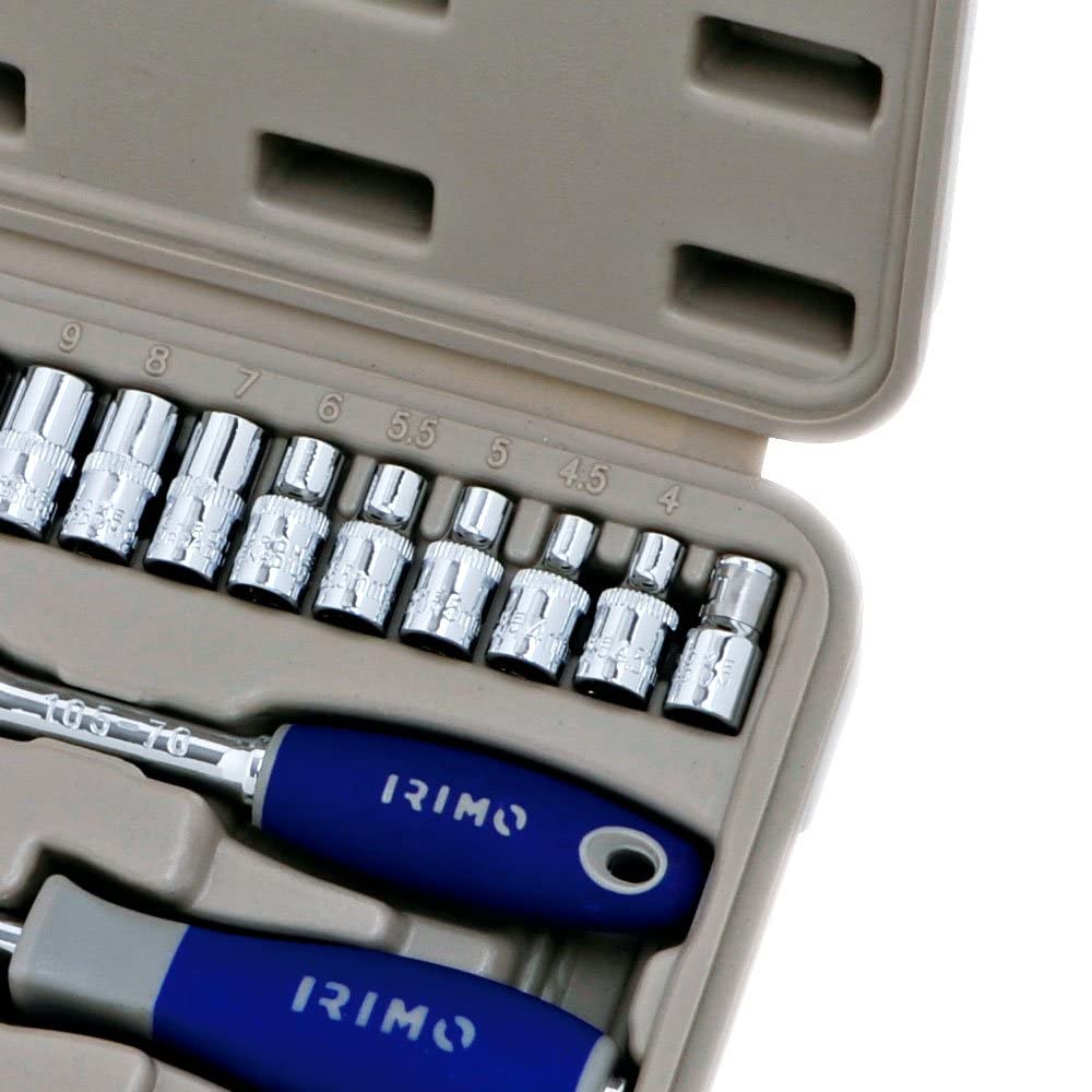 Steckschlüssel-Set 1/4" 35-teilig Chrom-Vanadium DIN-Norm - Bild 4