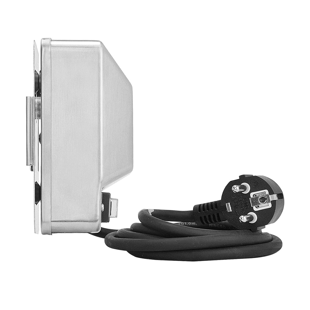 Grillmotor Edelstahl für Grillspieß bis 18 kg, 4W 220-240V - Bild 3