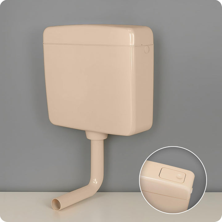 Aufputz-Spülkasten 3–9 L einstellbar Bahama Beige 3-seitig - Bild 2