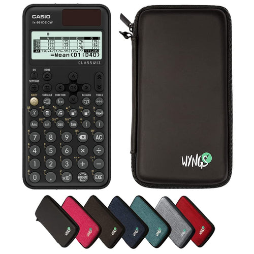 Wissenschaftlicher Taschenrechner 552 Funktionen mit Schutztasche Schwarz