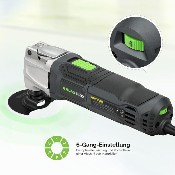 Oszillierwerkzeug 260W mit 39-tlg. Zubehör-Set 6 Geschwindigkeitsstufen - Bild 5