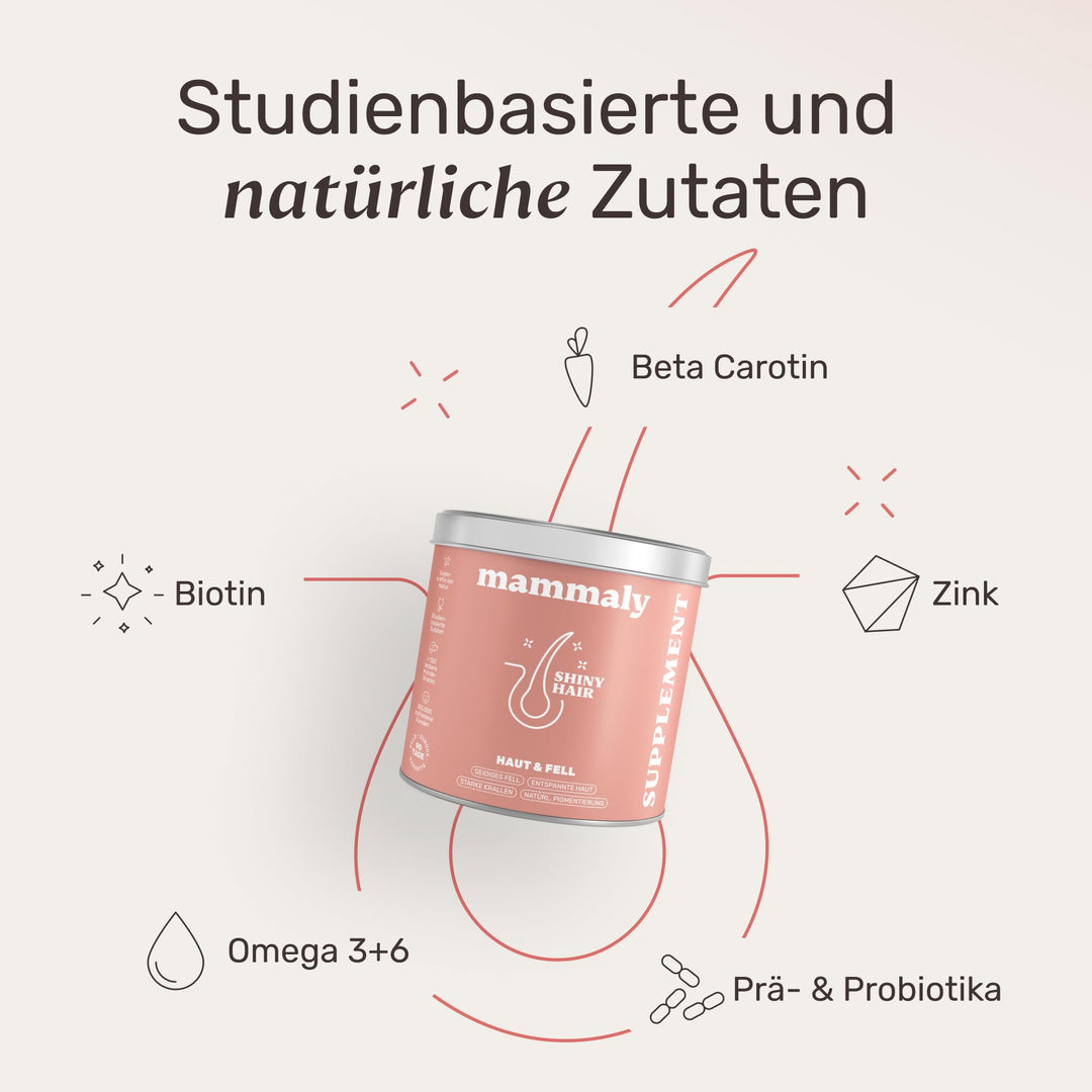Fellpflege-Snacks Hund mit Nachtkerzenöl, Biotin &amp; Bierhefe 60 Tage - Bild 3
