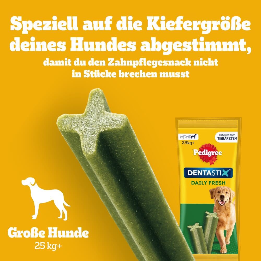 Zahnpflege-Kausnack grosse Hunde ab 25 kg Fresh 4x28 Stück - Bild 6