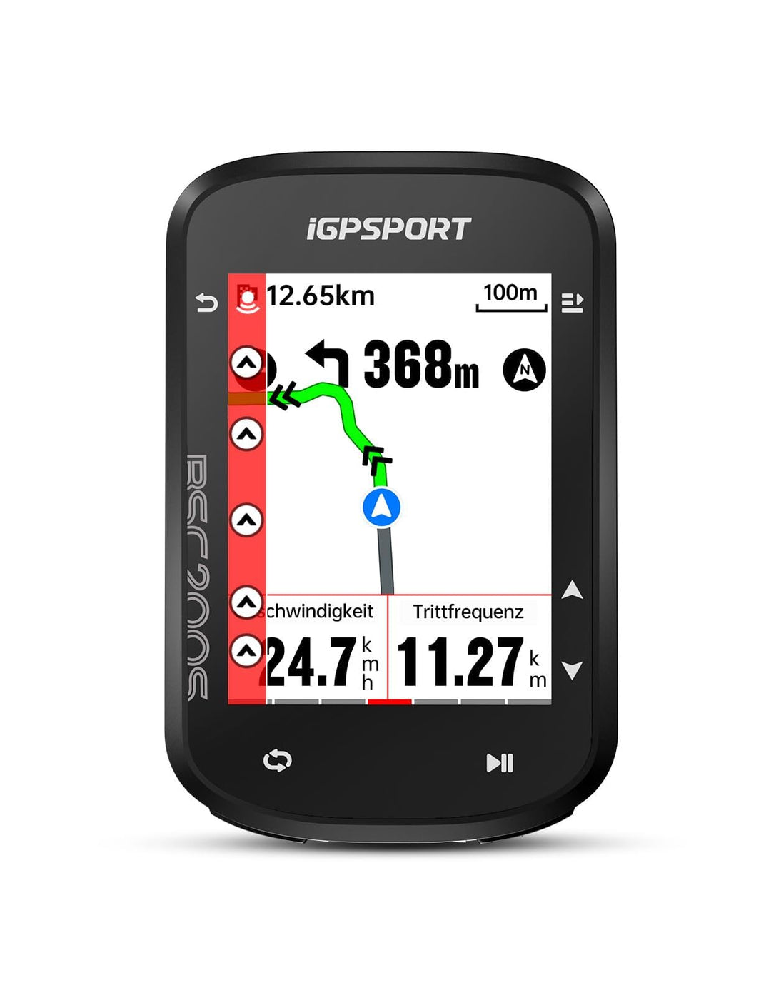 Fahrradcomputer GPS kabellos 2,4 Zoll Farbdisplay mit Navigation