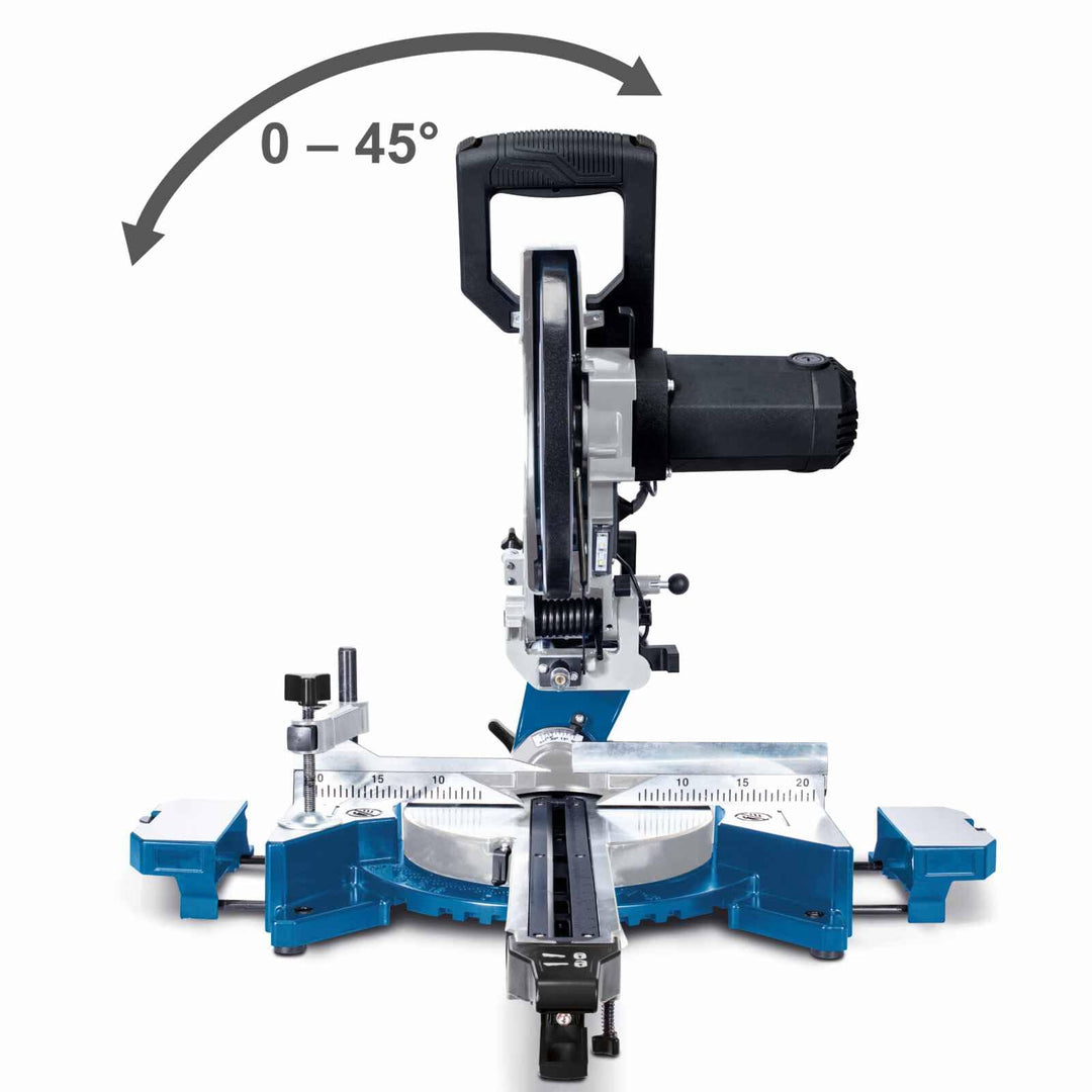 Kapp-Zug-Gehrungssäge 254mm für Holz, Alu, Stahl, Kupfer, 2 Geschwindigkeiten - Bild 5