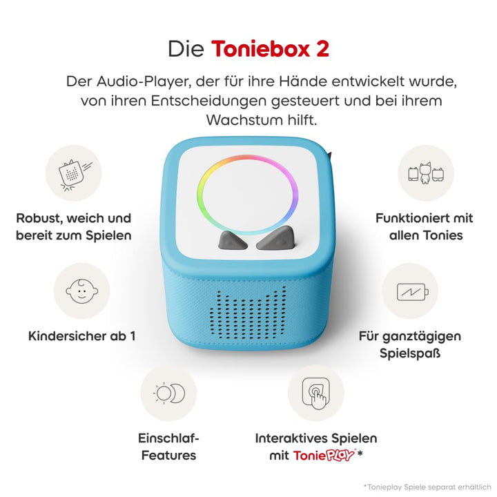 Toniebox 2 Himmelblau Bundle mit 4 Tonies Disney für Kinder - Bild 5