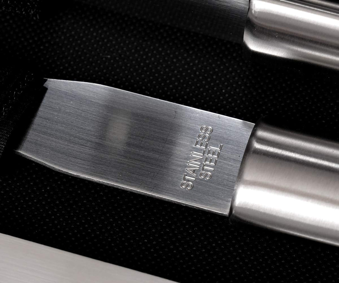 Grillbesteck Set Edelstahl 18-teilig im Aluminiumkoffer - Bild 4